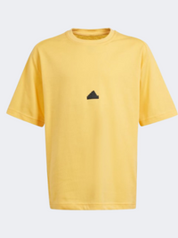 Adidas Z N E Kids Boys Sportswear T-Shirt Semi Spark/Black