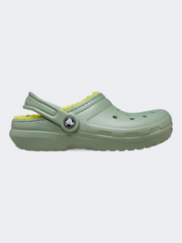 Crocs Classic Lined Kids Lifestyle Clog Moss