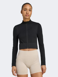 Adidas Workout Essentials Full-Zip Knit Women Training Jacket Black