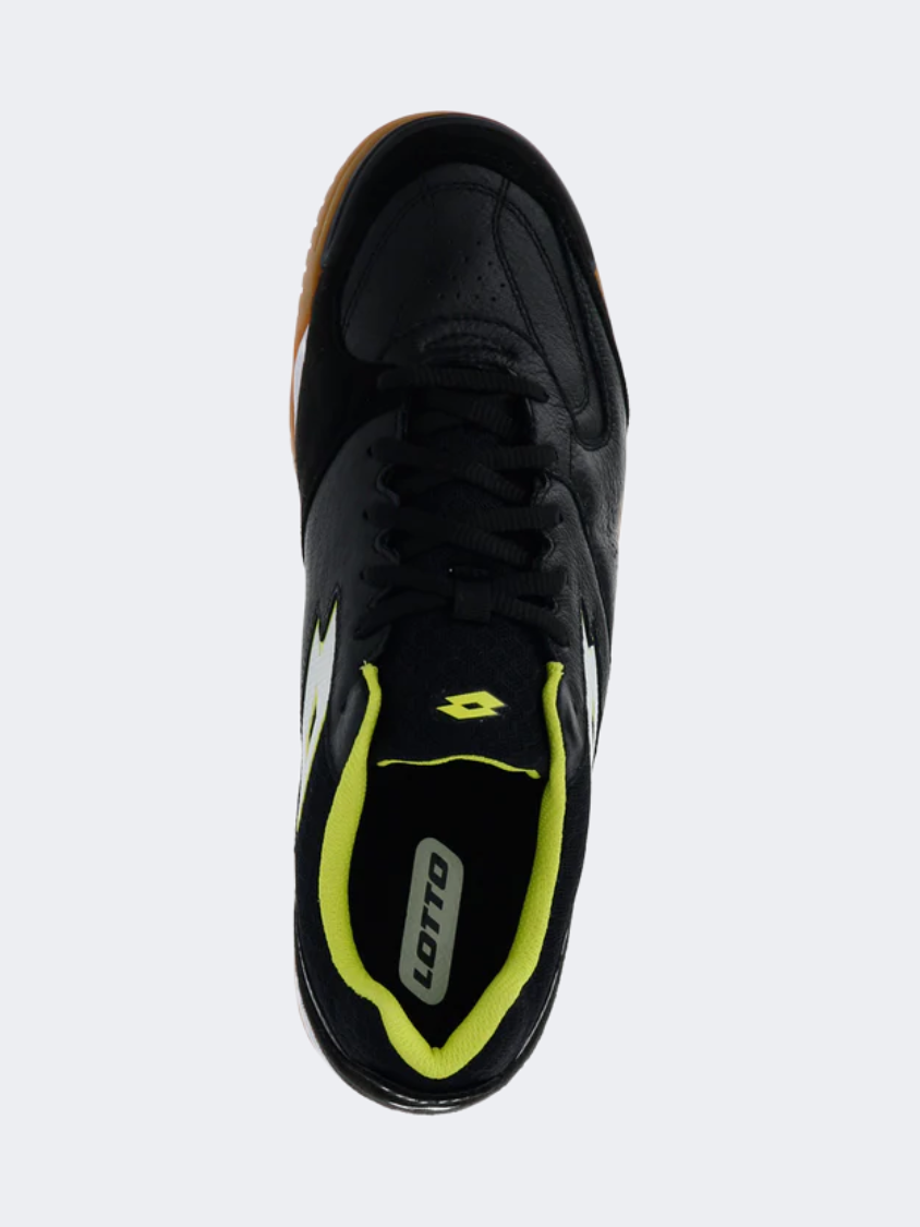 Lotto Tacto 200 V Id Men Indoor Shoes Black/White/Yellow