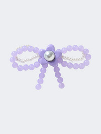 Crocs Purple Meta Pearl Bow Unisex Lifestyle Pins