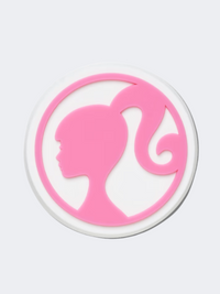 Crocs Barbie Head Unisex Lifestyle Pins Pink/White