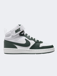 Nike Court Borough Mid 2 Gs-Boys Lifestyle Shoes White/Vintage Green