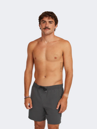 Oneill Logo Men Swim Swim Short Asphalt