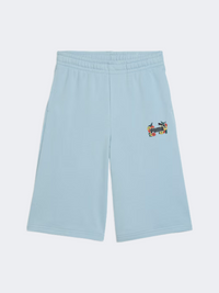 Puma Mid 90S Relaxed Long Girls Lifestyle Short Seafoam