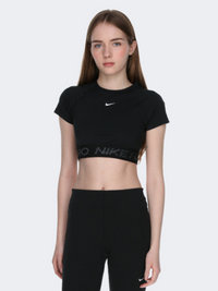 Nike Pro Df Women Training T-Shirt Black/Cool Grey