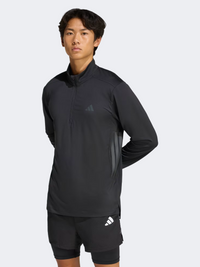 Adidas Tech Essentials 1/4 Zip Men Training Long Sleeve Black