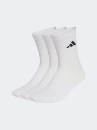 Adidas Cushioned Crew 3 Pair Unisex Training Sock White/Black