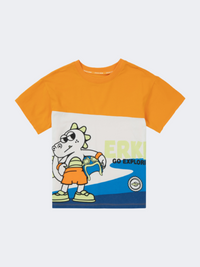 Erke Crew Neck Little-Boys Lifestyle T-Shirt Multicolor