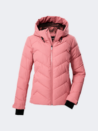 Killtec Ksw 31 Quilted Women Skiing Jacket Light Pink