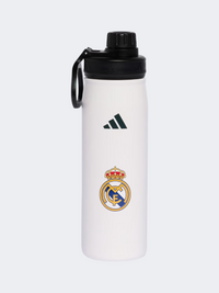 Adidas Real Madrid Metal Unisex Football Bottle White/Black