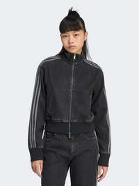 Adidas Firebird Denim Women Originals Jacket True Black Denim