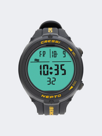 Cressi Nepto Watch Computer 80Th Anniversary Spear Monitor Black/Yellow