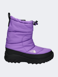 The North Face Nse Traction Waterproof Gs-Girls Lifestyle After Ski Boot Elevation Purple