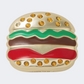 Crocs Burger Unisex Lifestyle Pins Gold