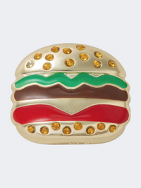 Crocs Burger Unisex Lifestyle Pins Gold