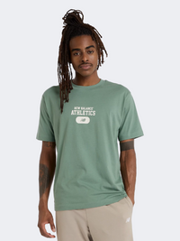 New Balance Heritage Graphic Men Lifestyle T-Shirt Green