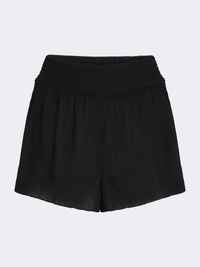 Oneill Johnny Smocked Waist Women Beach Short Black
