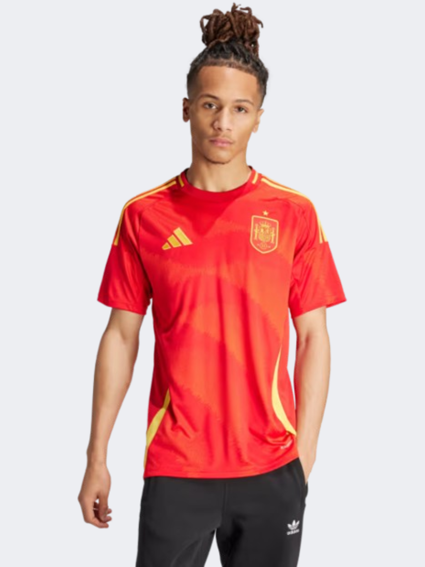 Adidas Spain 24 Home Men Football T-Shirt Better Scarlet