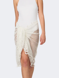 Achilleas Pareo Women Beach Sarong White