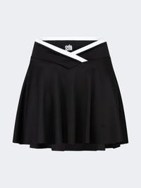 Oil And Gaz Stretchy Women Lifestyle Skirt Black