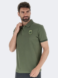 Lotto Venezia Men Lifestyle Polo Short Sleeve Olivine Green