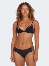 Oneill Seaside Boulder Embroidery Women Beach Bikini Set Black