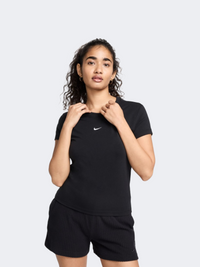 Nike Sportswear Chill Knit Women Lifestyle T-Shirt Black/White