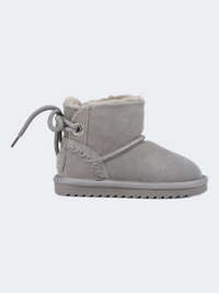 Top Ten Ankle With Tie Kids Girls Lifestyle Boot Grey