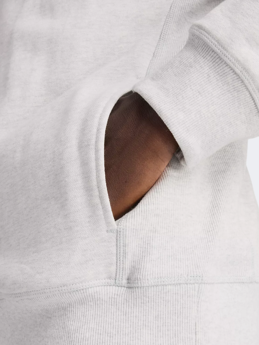 New Balance Athletics 1/2 Zip Men Lifestyle Sweatshirt Ash Heather