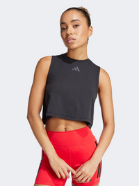 Adidas Power 3 Stripes Boxy Women Training Tank Black