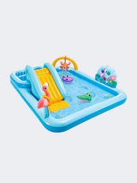 Intex Jungle Adventure Play Center Beach Pool Multicolor
