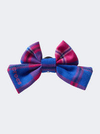 Crocs Jibbitz Pink Plaid Knit Bow Unisex Lifestyle Pins
