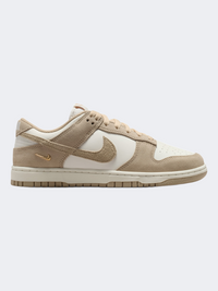 Nike Women Dunk Low Suede Lifestyle Shoes Sail