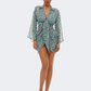 Bluepoint Women Beach Kimono Petrol