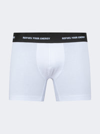 Oil And Gaz Cotton Men Underwear Boxer White