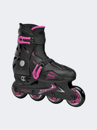 Roces Orlando Iii Girls Skating Roller Skates Black/Pink