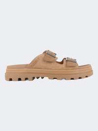Palladium Dunelite Riviera Suede Men Lifestyle Slippers Dear Brown