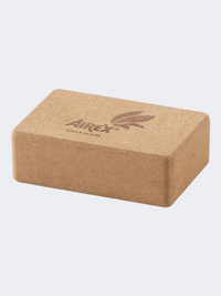 Airex Eco Cork Block Yoga And Pilates Gear Brown