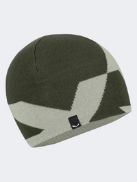 Salewa Pure Reversible Merino Unisex Hiking Beanie Green Dark Olive