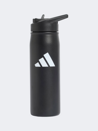 Adidas Metal Straw 0.6 L Unisex Training Bottle Black