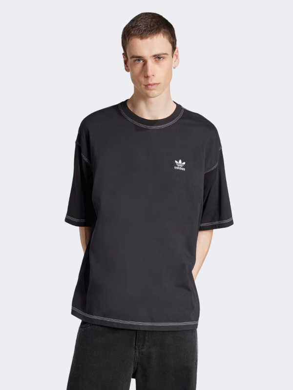 Adidas Trefoil Essentials Men Original T-Shirt Black