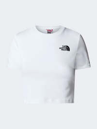 The North Face Essential Cropped Slim Women Lifestyle T-Shirt White