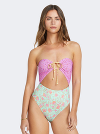 Billabong Folk Story Andrew 1P Women Beach Monokini Multicolor