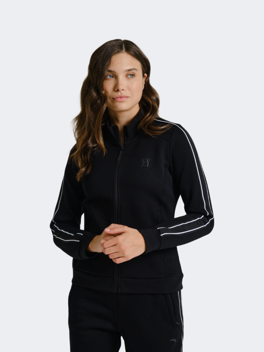 Anta Essential Knit Women Training Track Top Black