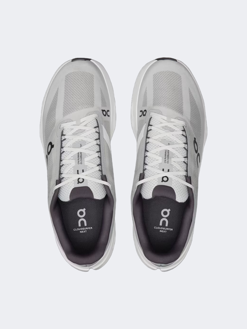 On Cloudsurfer Next Wide Men Running Sneakers Glacier/White