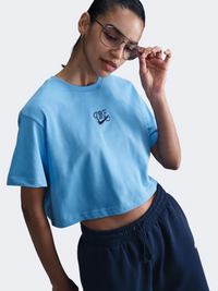 Nike Sportswear Women Lifestyle T-Shirt University Blue