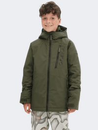 Oneill Hammer Boys Skiing Jacket Forest Night