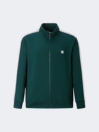 Erke Full Zip Men Lifestyle Track Top Dark Pine Green