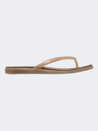 Crocs Miami Jelly Round Toe Women Lifestyle Slippers Milk Chocolate